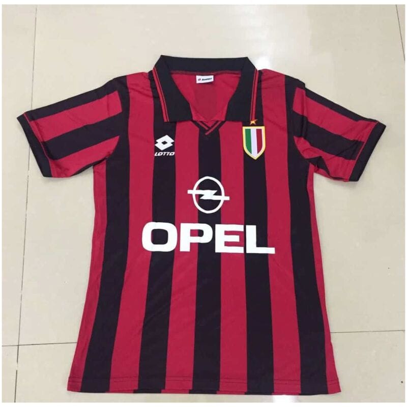 AC Milan Retro Home Jersey Mens 1996