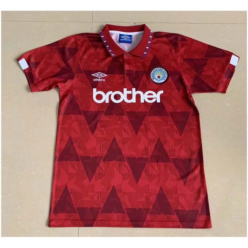 Mens Manchester City Retro Away Jersey 1991
