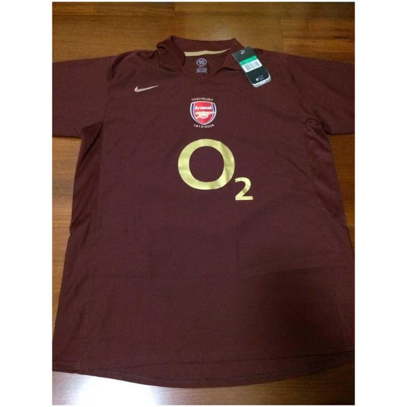 Mens Arsenal Home Retro Jersey 2005-2006