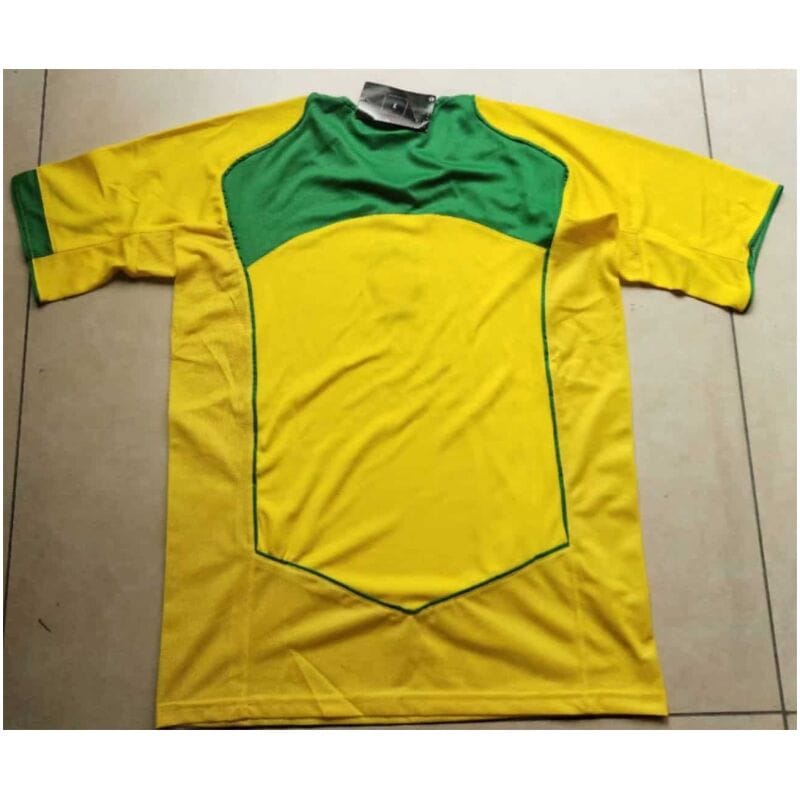 Brazil Retro Home Jersey Mens 2004