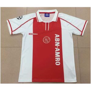 Ajax Retro Home Jersey Mens 1998
