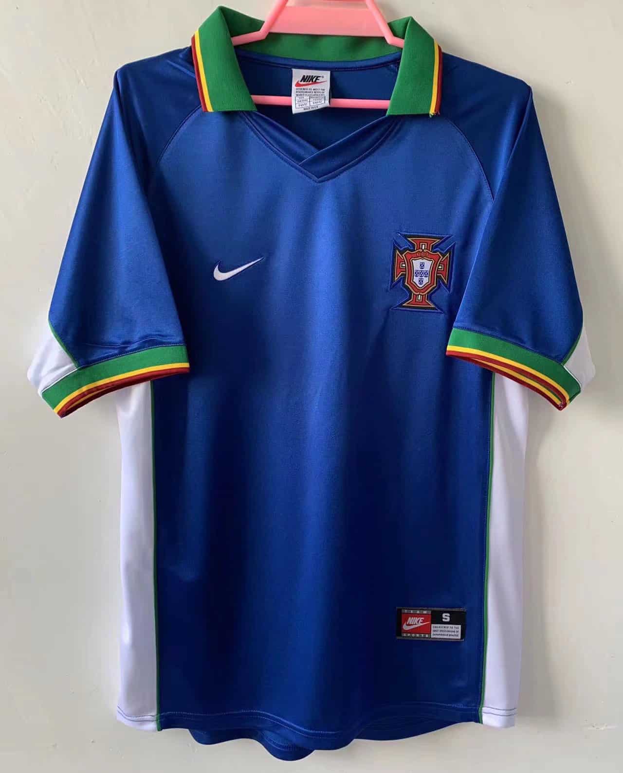 Mens Portugal Retro Away Jersey 1998