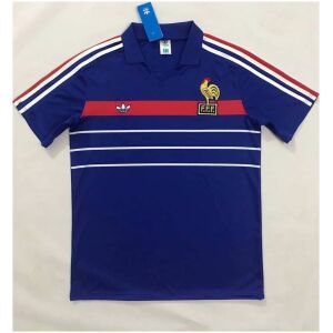 France Retro Home Jersey Mens 1984-1986