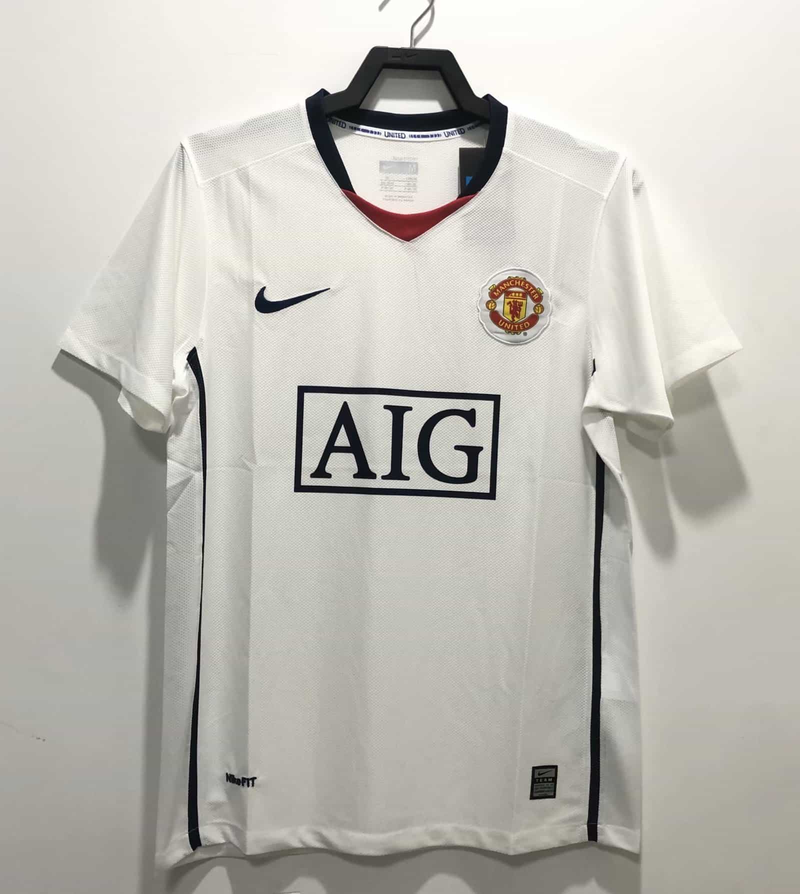 Mens Manchester United Away Jersey 2008/09 – Pemier League Version