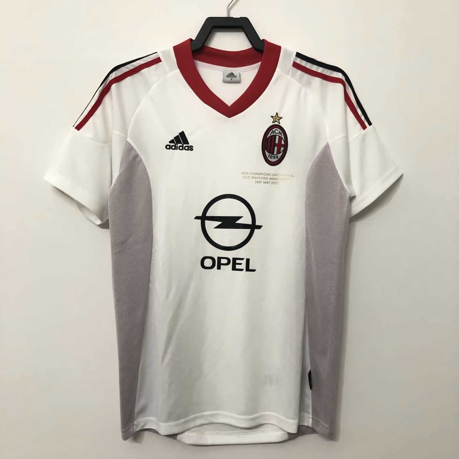 Mens AC Milan Retro Away Jersey 2002/03