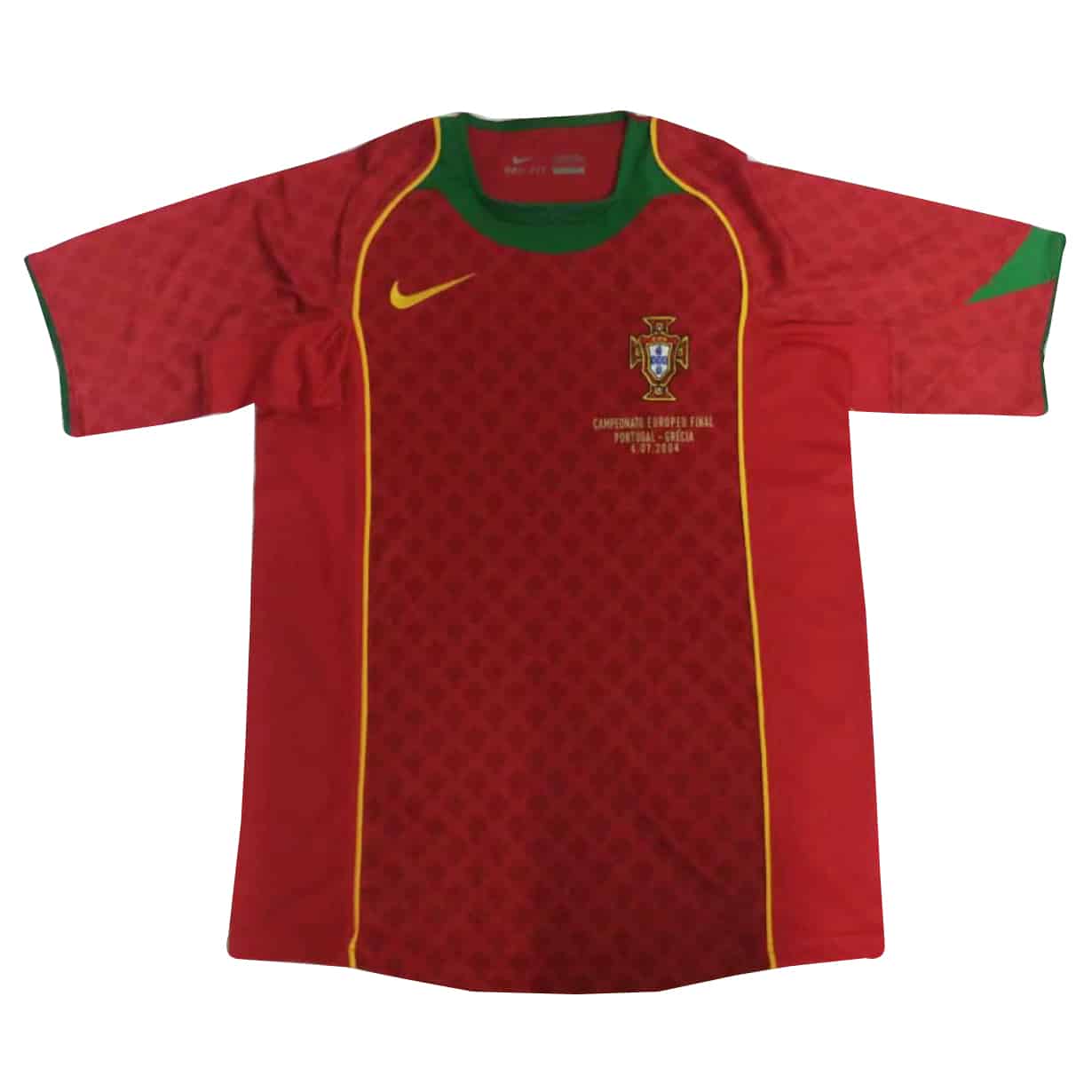 Portugal Retro Home Jersey Mens 2004