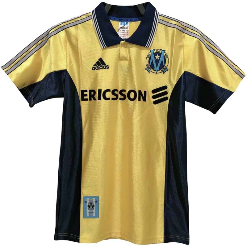 Mens Olympique Marseille Retro Away Jersey 1998/1999