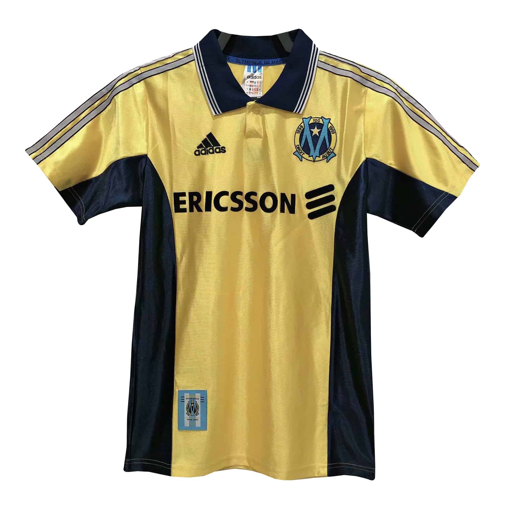 Mens Olympique Marseille Retro Away Jersey 1998/1999