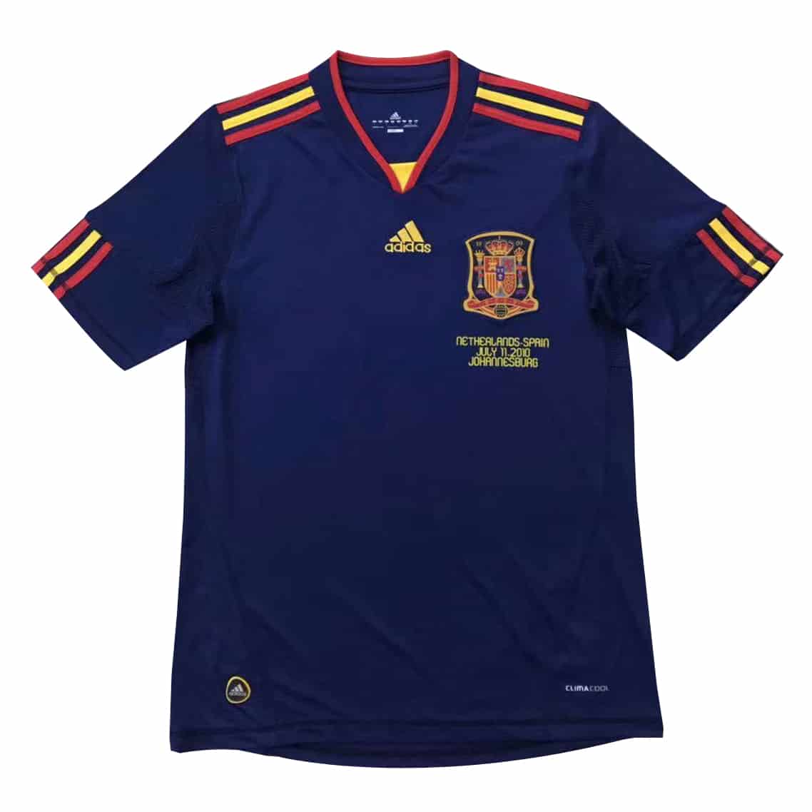 Spain Retro Away Jersey Mens 2010