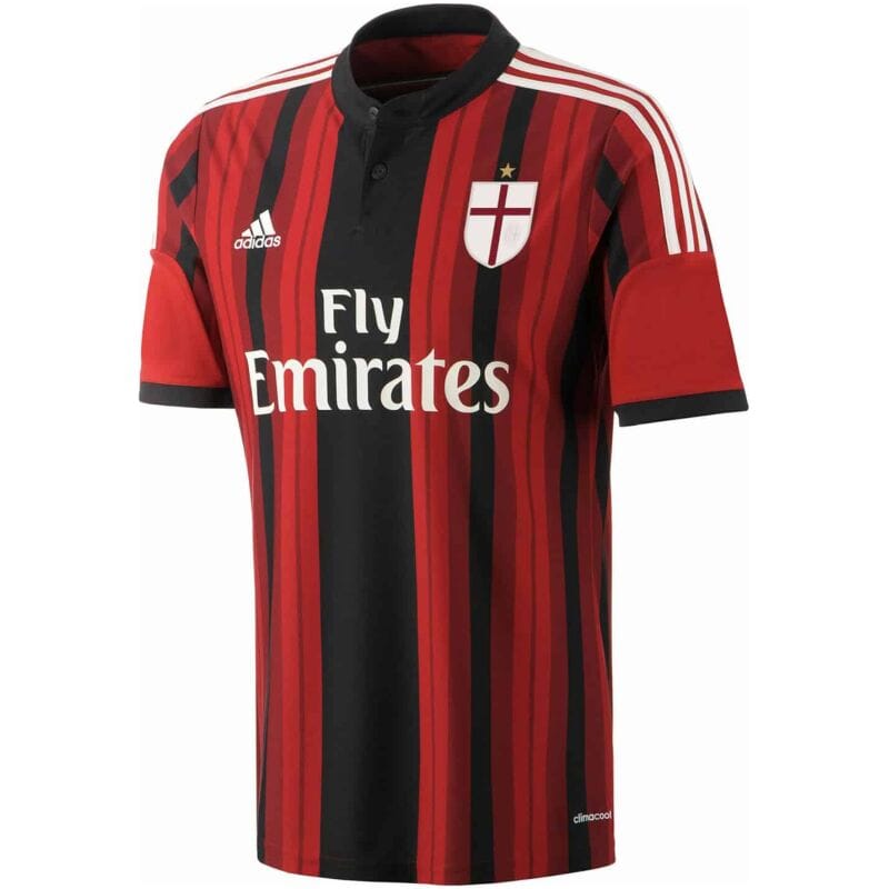 Mens AC Milan Retro Home Jersey 2014/15