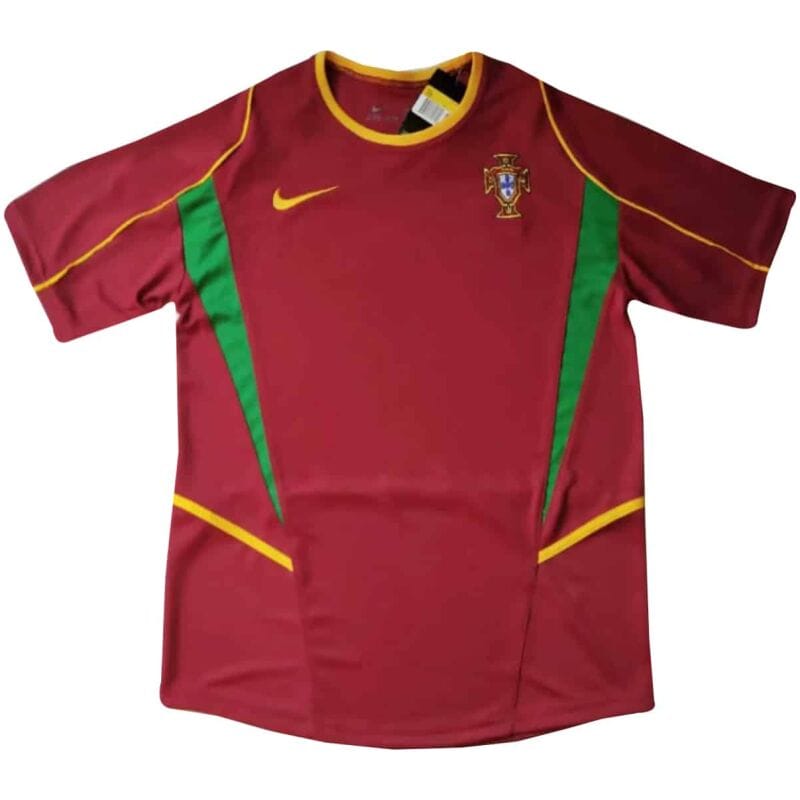 Portugal Retro Home Jersey Mens 2002