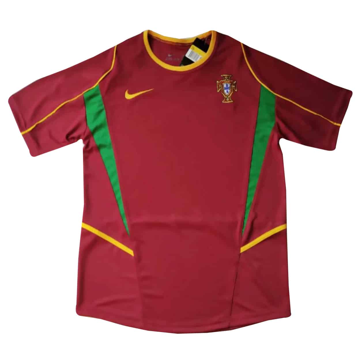 Portugal Retro Home Jersey Mens 2002