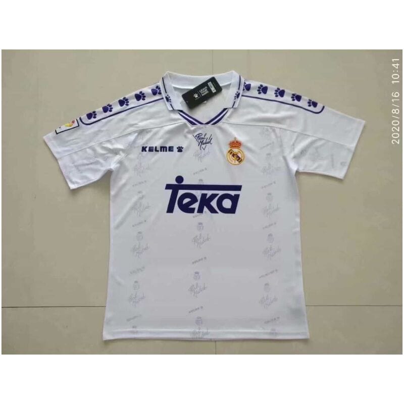 Real Madrid Retro Home Jersey Mens 1994-1996