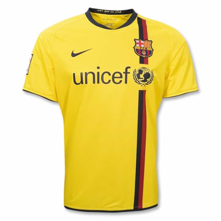 Barcelona Retro Away Jersey Mens 2008/09