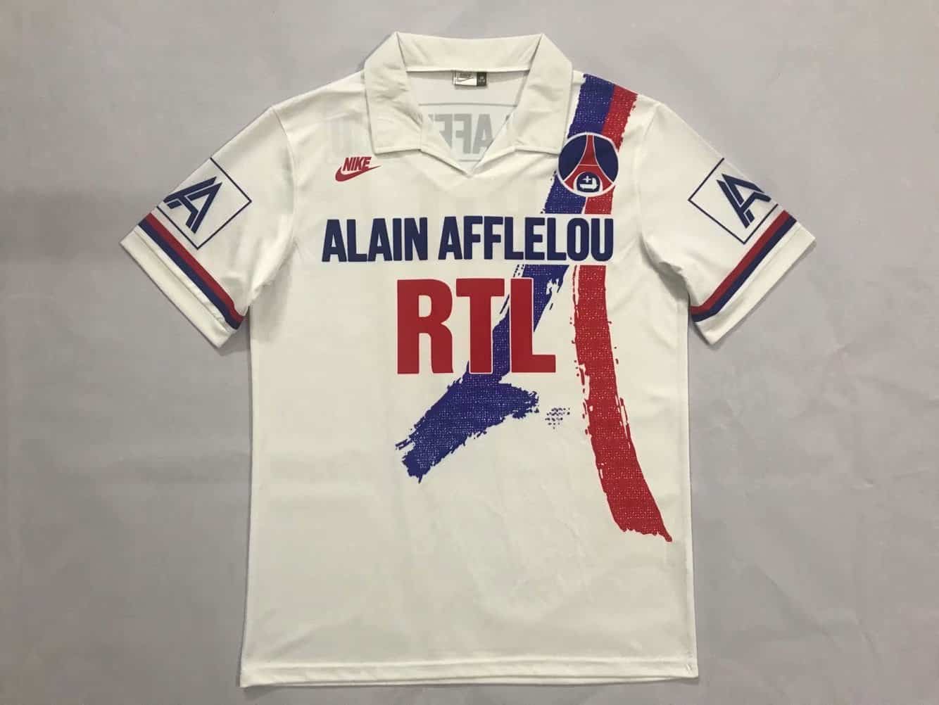 PSG Retro Home Jersey Mens 1990-1992