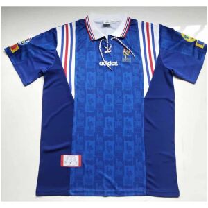 France Home Retro Jersey Mens 1996
