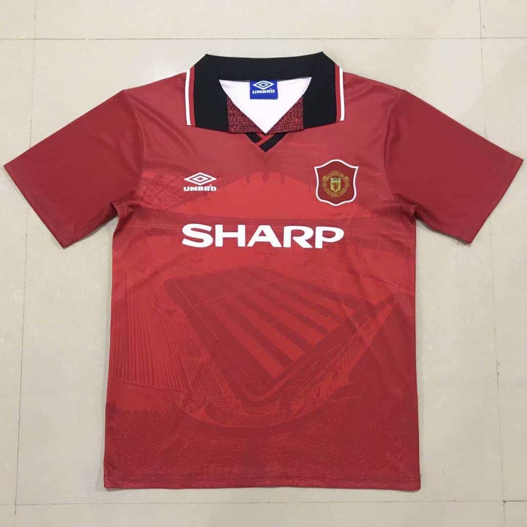Manchester United Retro Home Jersey Mens 1994-1996