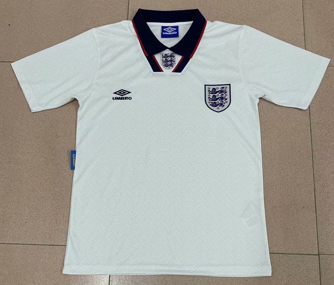 England Retro Home Jersey Mens 1994