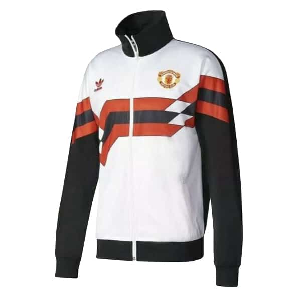 Manchester United Retro Jacket Black – White 1990