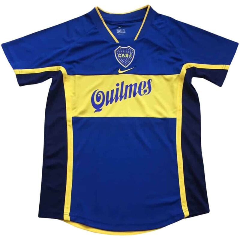 Boca Juniors Retro Home Jersey Mens 2001