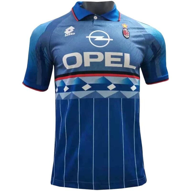 Herren AC Milan Retro Auswärts Trikot 1995/96
