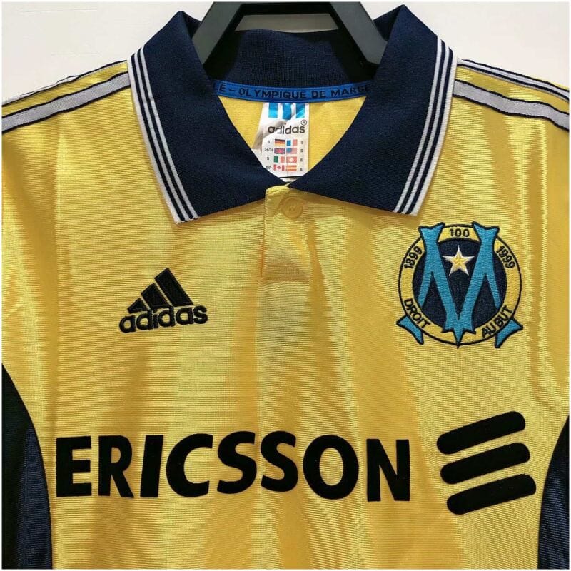 Mens Olympique Marseille Retro Away Jersey 1998/1999