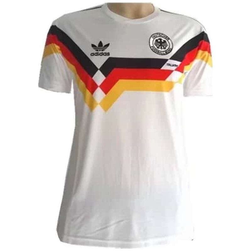 Mens Germany Retro Home Jersey 1990