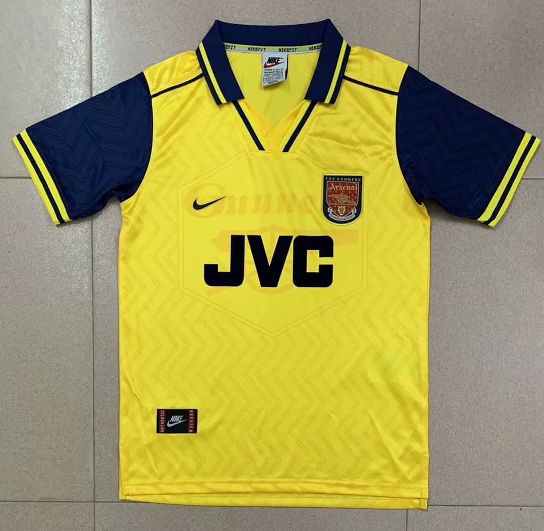 Arsenal Retro Third Jersey Mens 1996
