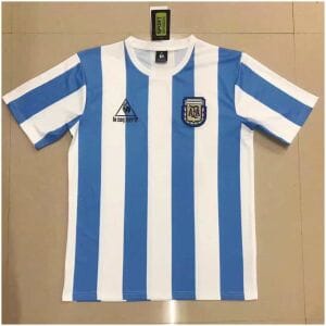Argentina Home Retro Jersey Mens 1986