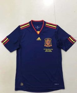 Spain Retro Away Jersey Mens 2010