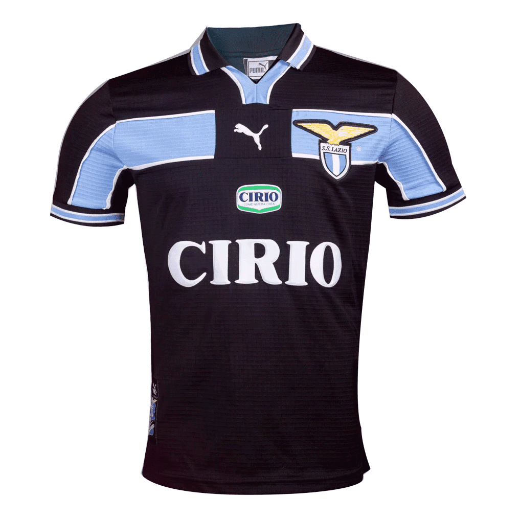 Mens S.S. Lazio Retro Away Jersey 1998-2000