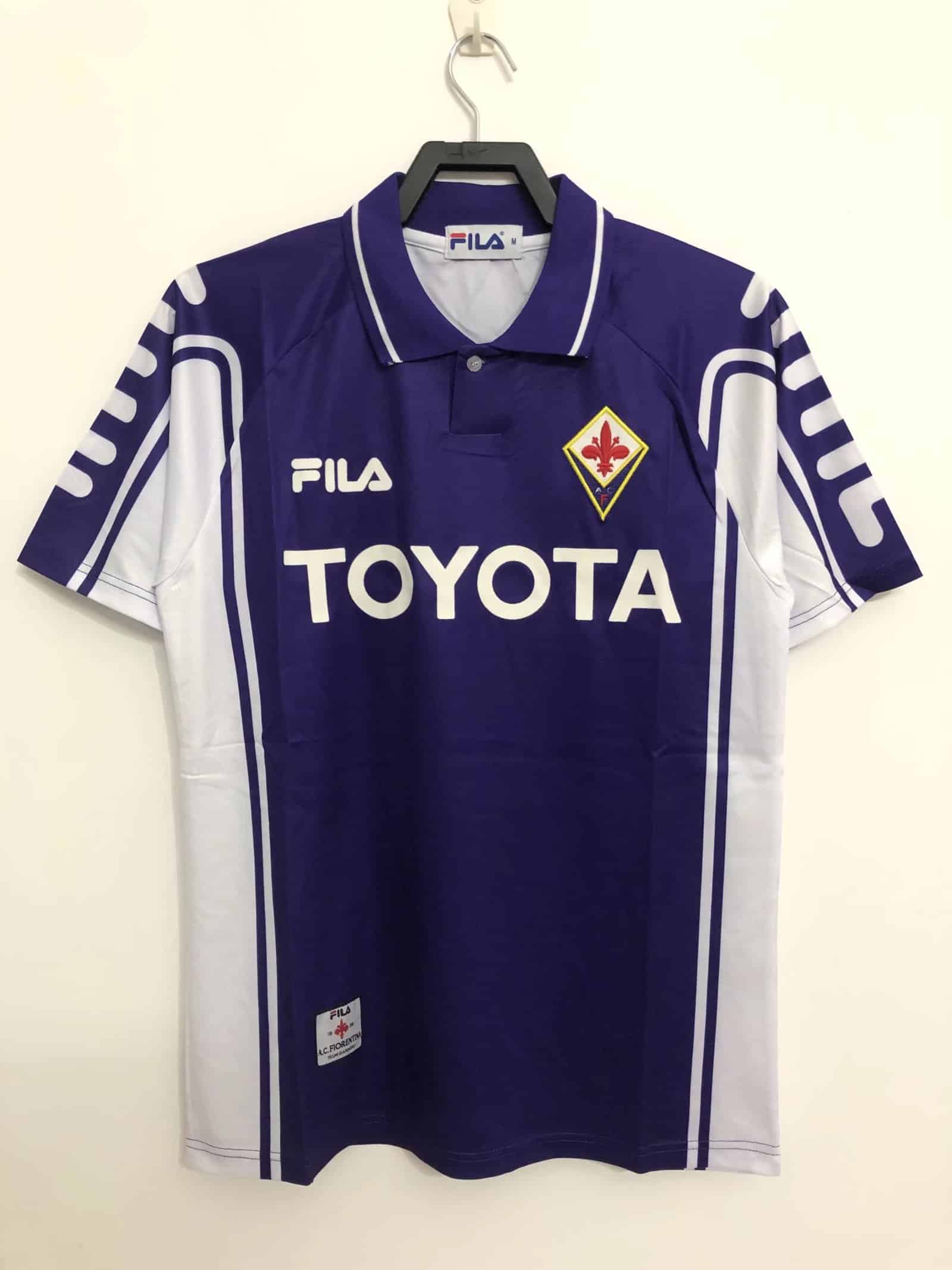 Mens ACF Fiorentina Retro Home Jersey 1999/2000