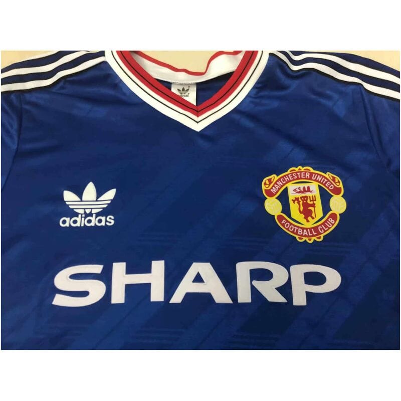 Manchester United Retro Away Jersey Long Sleeve Mens 1986/1987