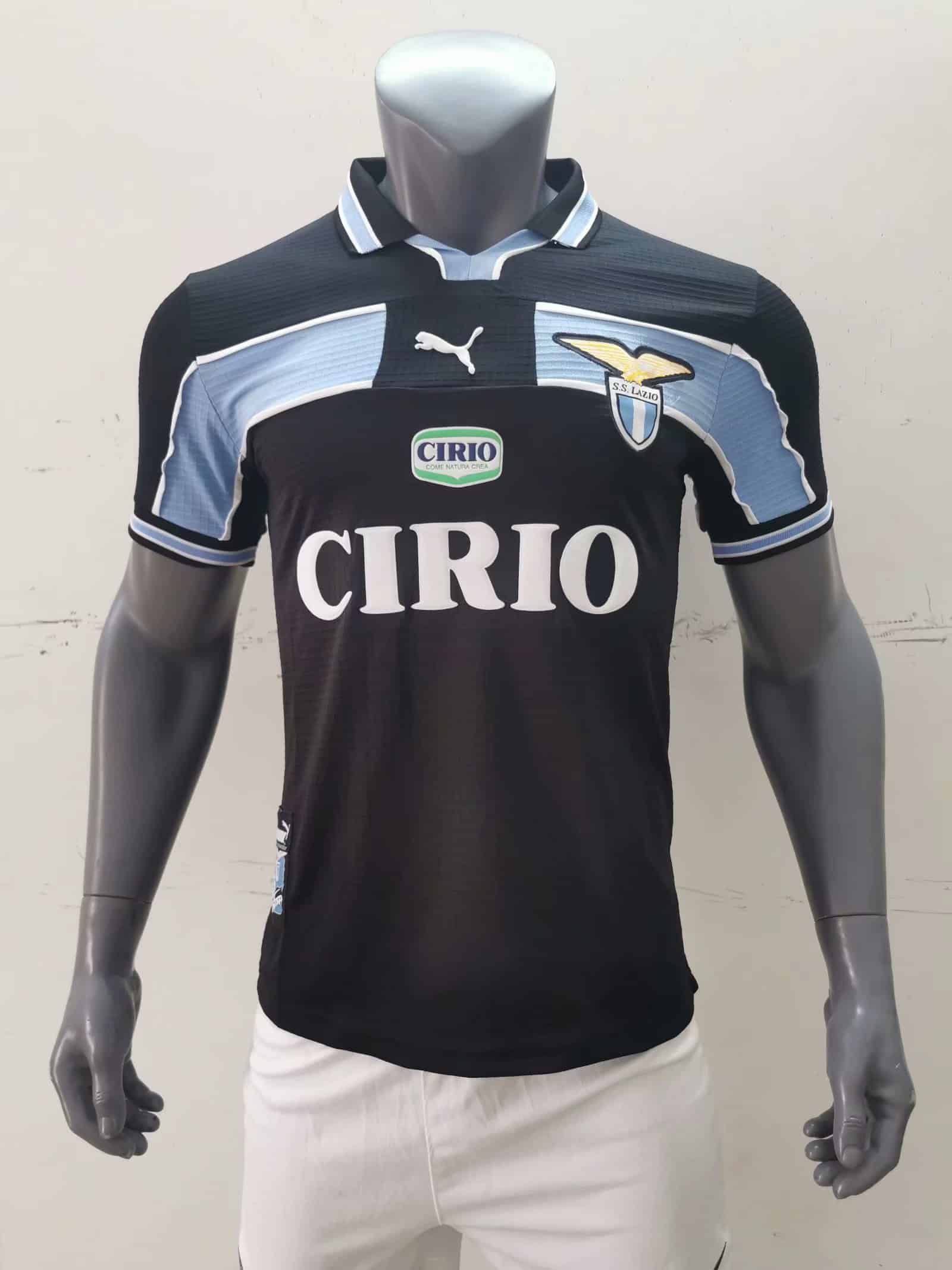 Mens S.S. Lazio Retro Away Jersey 1998-2000