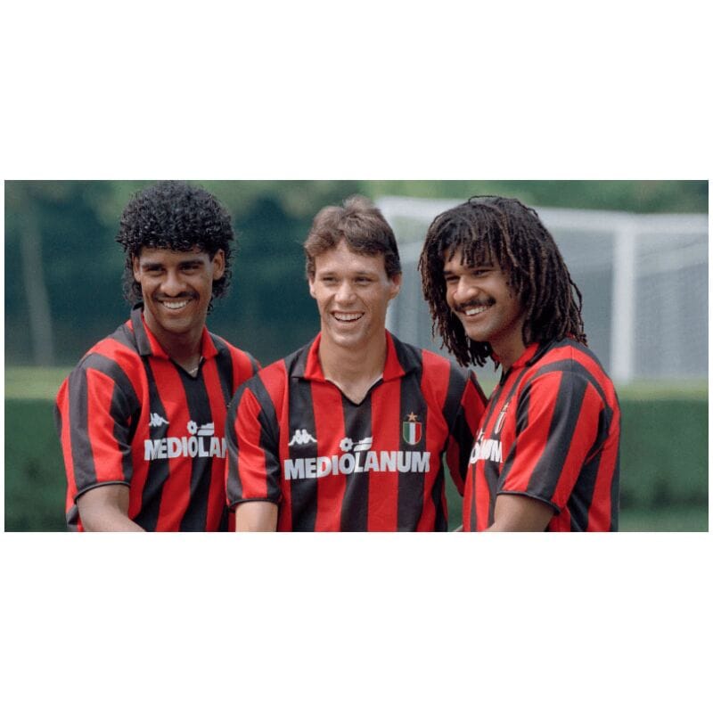 Mens AC Milan Retro Home Jersey 1988/89