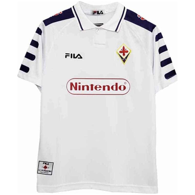 ACF Fiorentina Retro Away Jersey Mens 1998