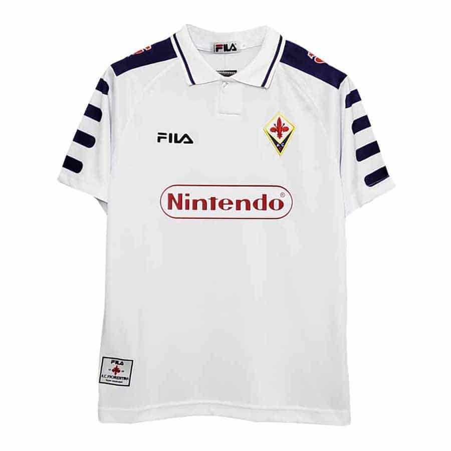 ACF Fiorentina Retro Away Jersey Mens 1998