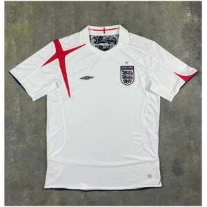 Mens England Retro Home Jersey 2006