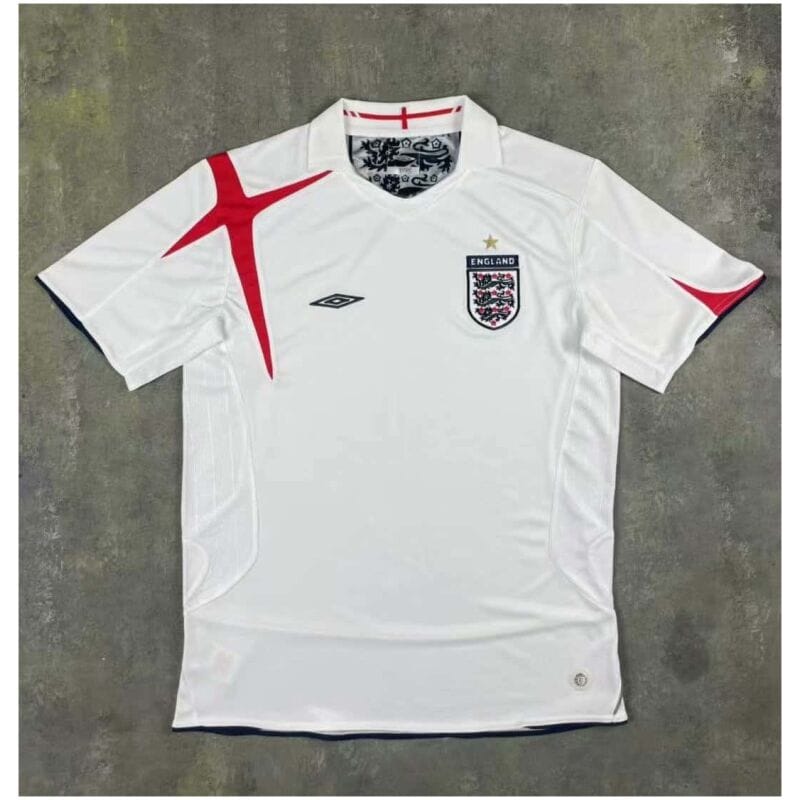 Mens England Retro Home Jersey 2006