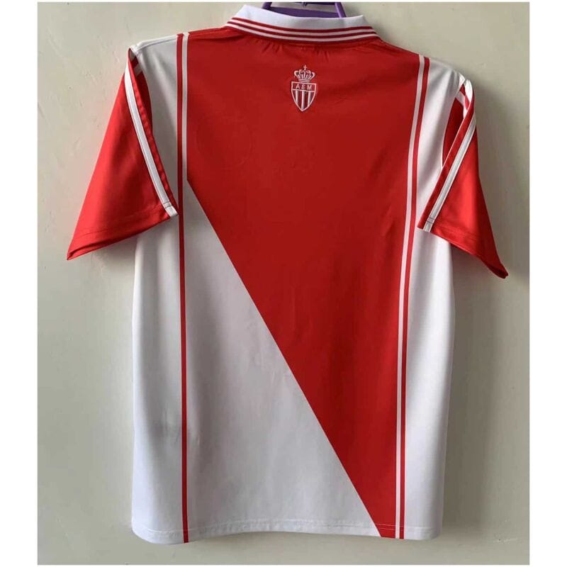 Mens AS Monaco Retro Home Jersey 1998
