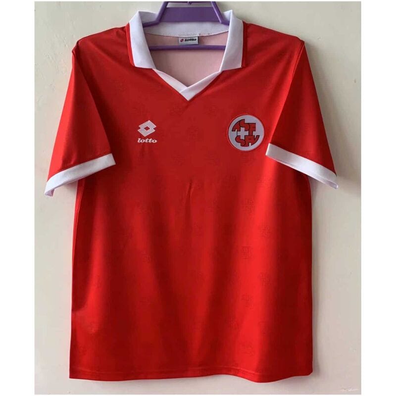 Mens Switserland Retro Home Jersey 1994