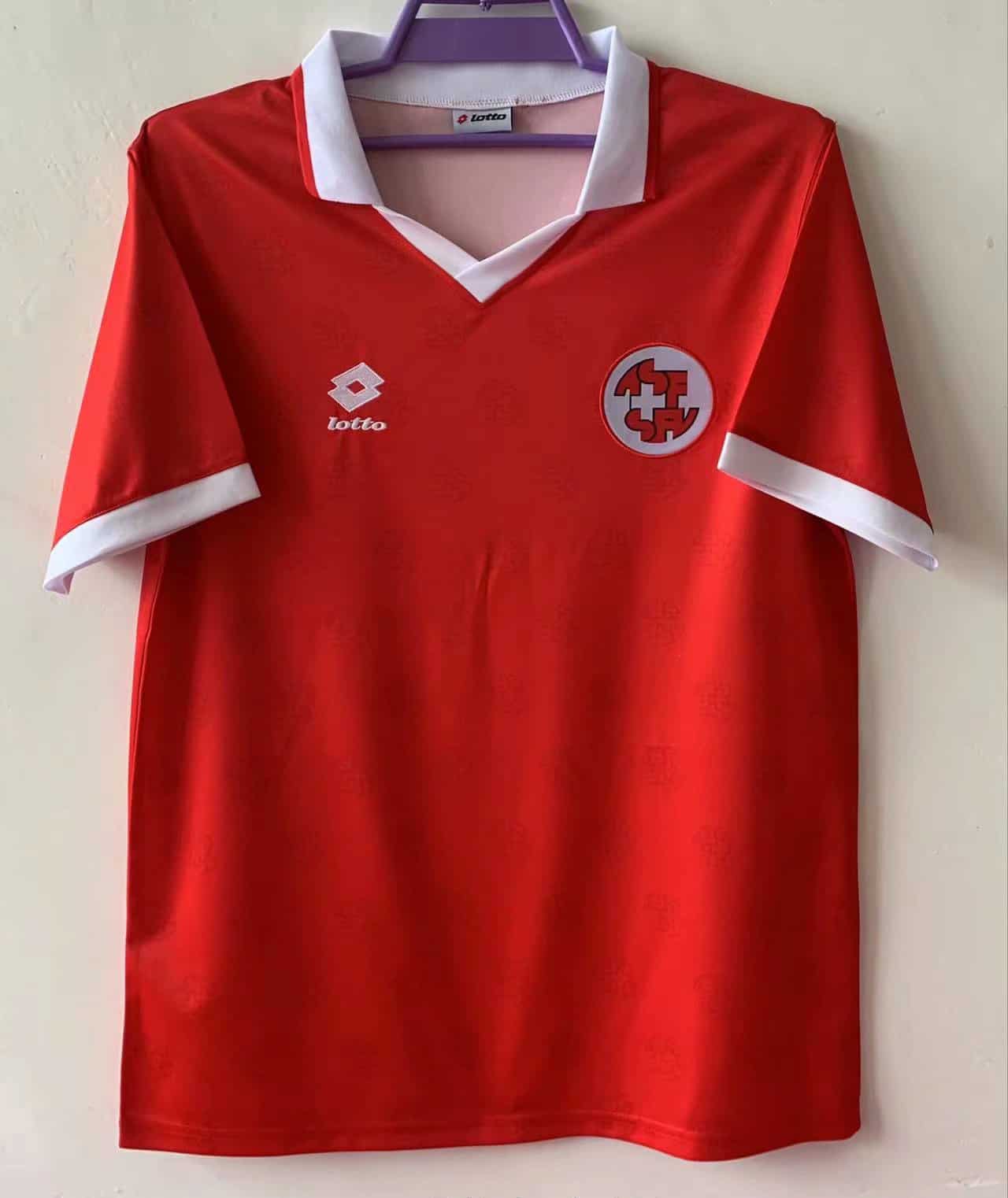 Mens Switserland Retro Home Jersey 1994