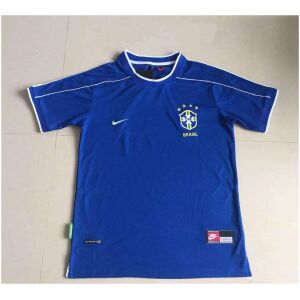Brazil Retro Away Jersey Mens 1998