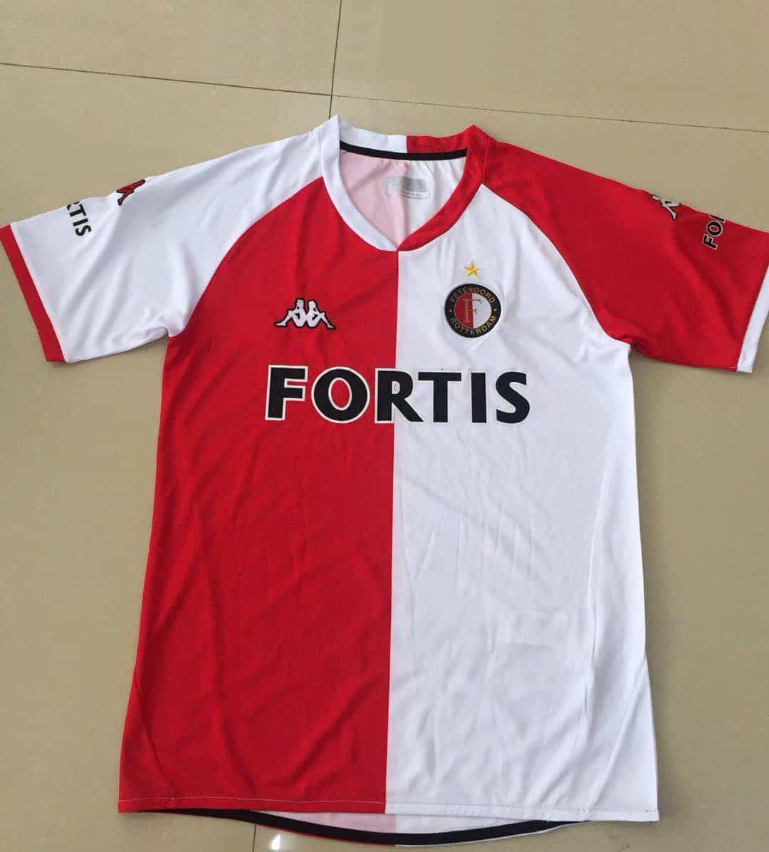 Mens Feyenoord Retro Home Jersey 2008