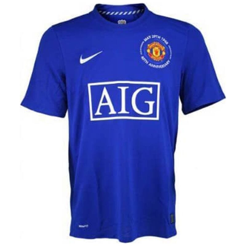 Mens Manchester United Retro Away Jersey 2007/08