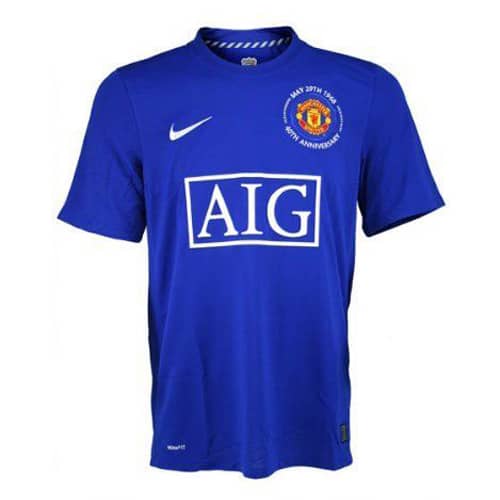 Mens Manchester United Retro Away Jersey 2007/08
