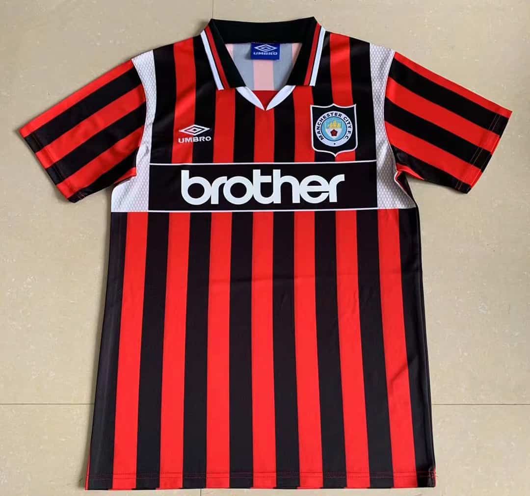 Mens Manchester City Retro Away Jersey 1996