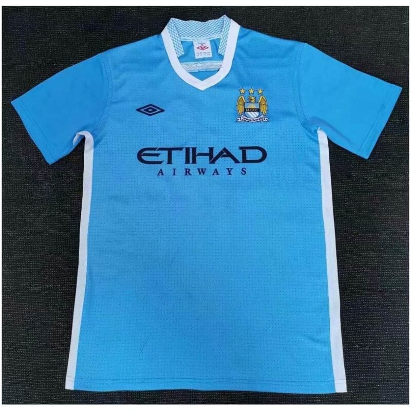 Mens Manchester City Retro Home Jersey 2011/12