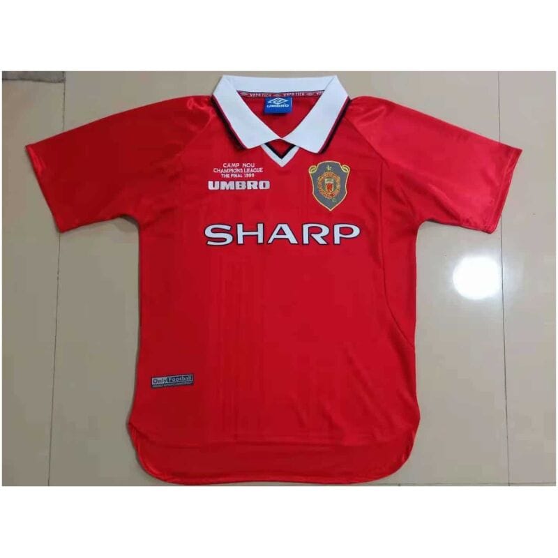 Mens Manchester United Retro Home Jersey 1999/2000