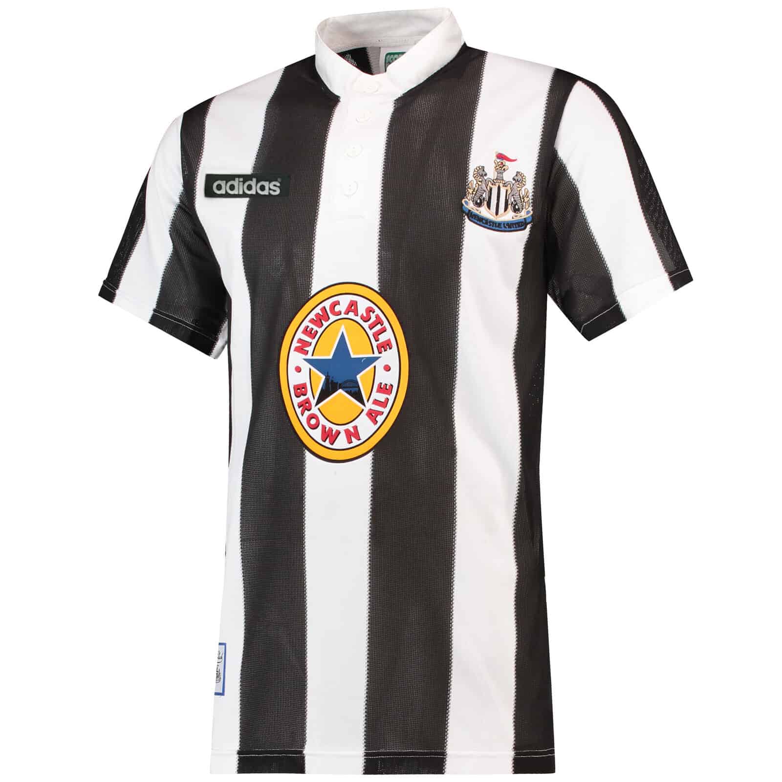 Mens Newcastle United Retro Home Jersey 1995-1997